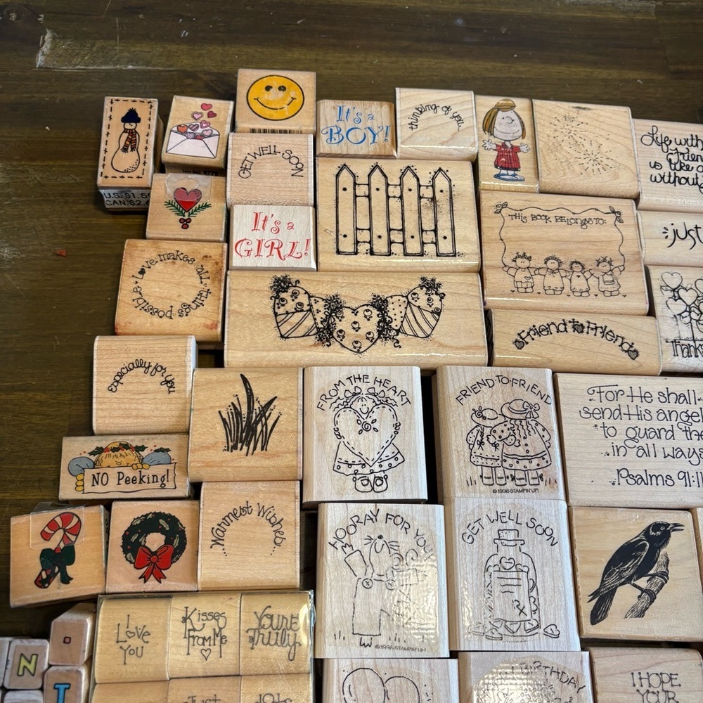 Vintage Rubber Stamps Crafting Scrapbook Crafts D.O.T.S USA 1990’s Y2K - Picture 4 of 15
